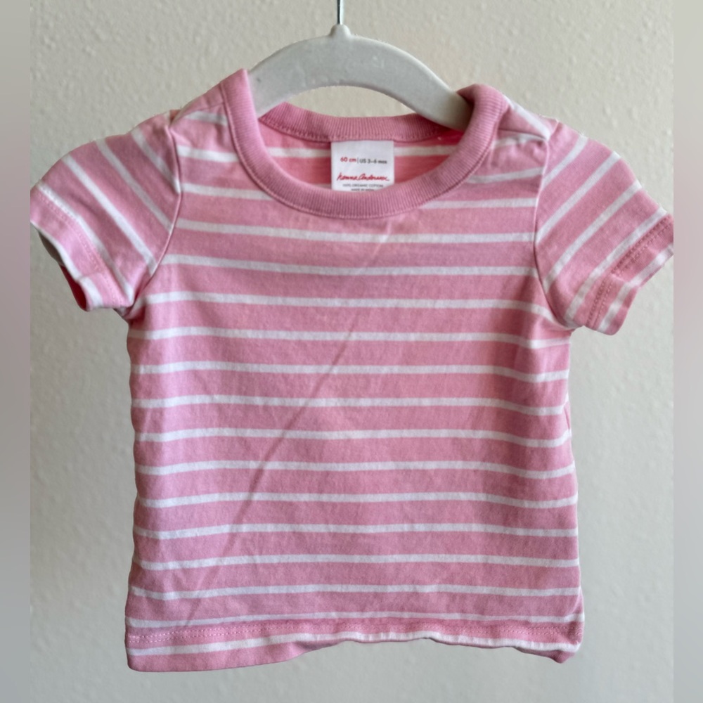 HANNA ANDERSSON | Rose Pink Bright Baby Basic Tee